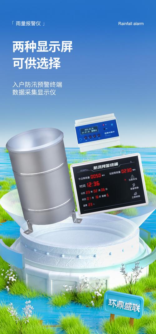 无线雨量计搭配简易雨量报警器,实现远程自动预警